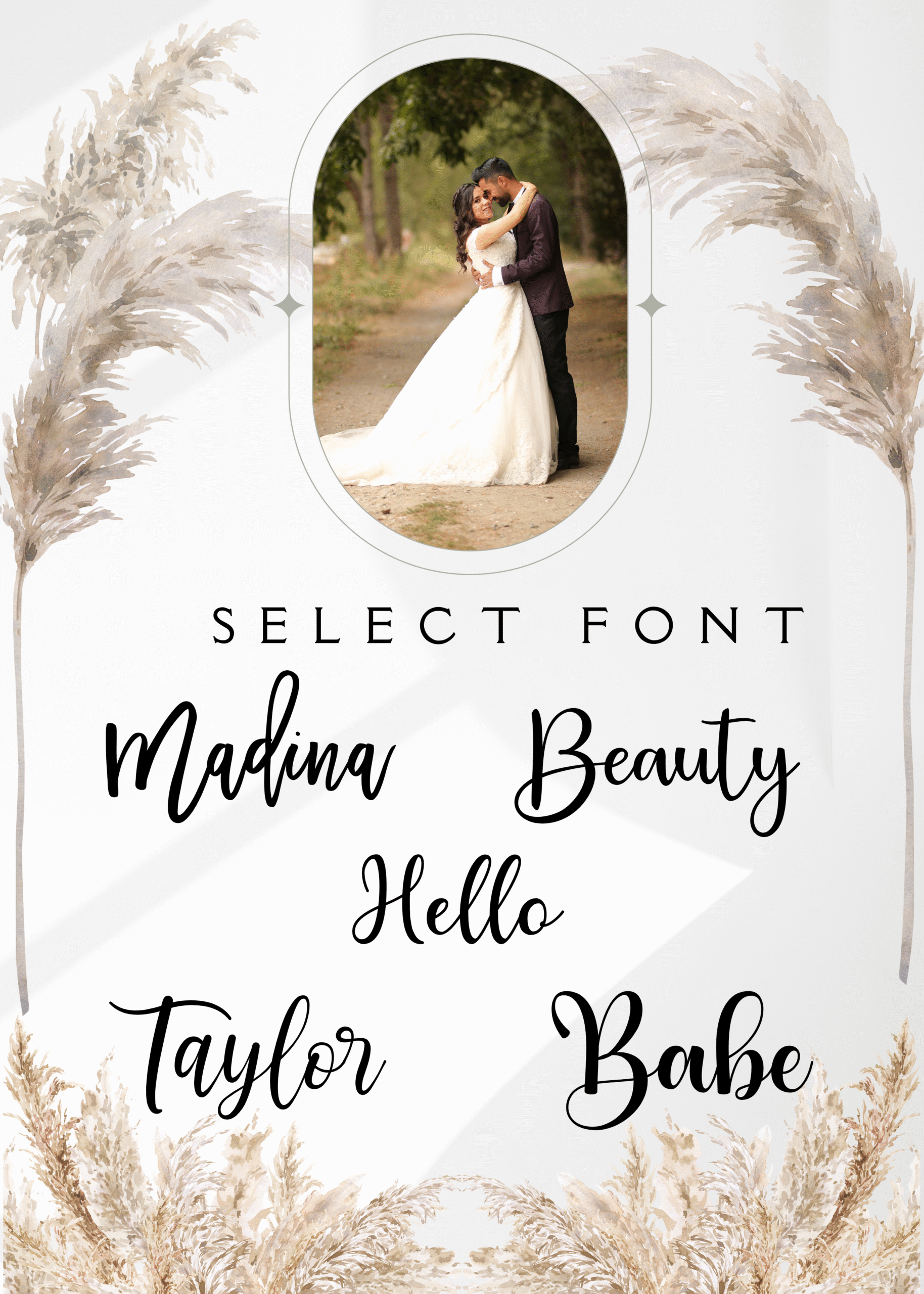 Custom Wedding Sign | Round Sign for Wedding Backdrop | Personalized Wood Name Sign for Couples, Bridal Shower Gift - Image 5