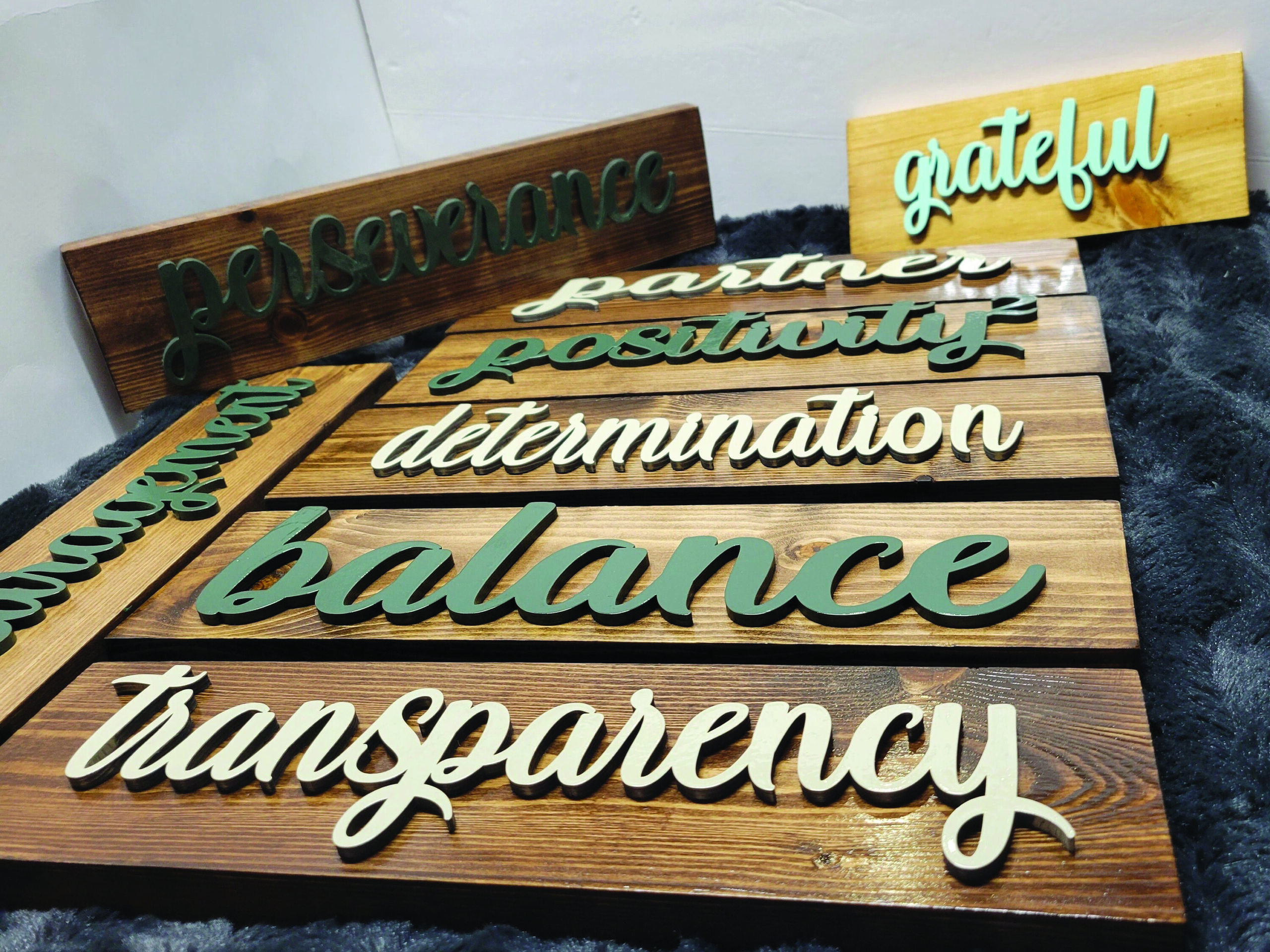 Custom Wood Quote Sign, Inspirational Word Art